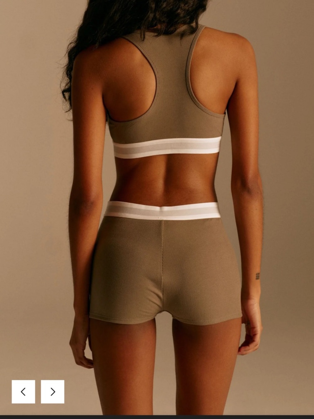Adanola | Womens Branded Ribbed Boxer in Maroon NWT - Picture 3 of 11
